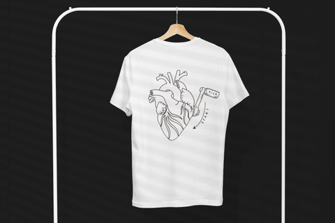 Kick Start Your Heart Tee - Color TAN