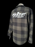 Dark Green Flannel Fleeced Jacket