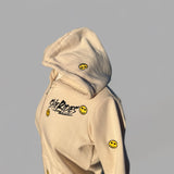 Embroidered Smiley Heart Eye Hoodie